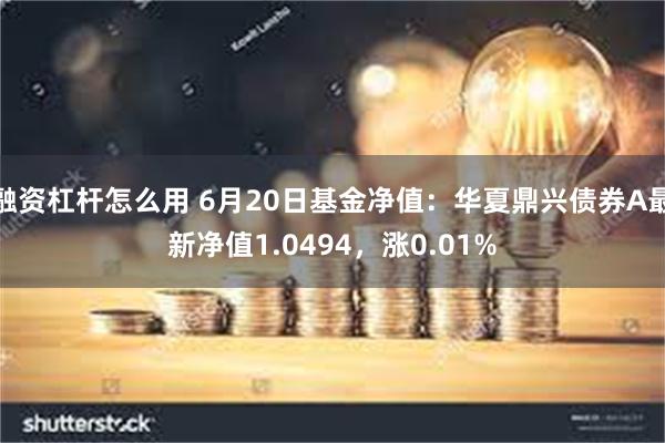 融资杠杆怎么用 6月20日基金净值：华夏鼎兴债券A最新净值1.0494，涨0.01%