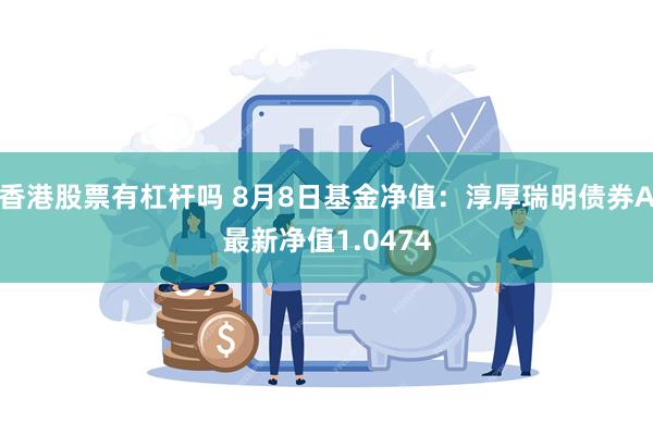 香港股票有杠杆吗 8月8日基金净值：淳厚瑞明债券A最新净值1.0474