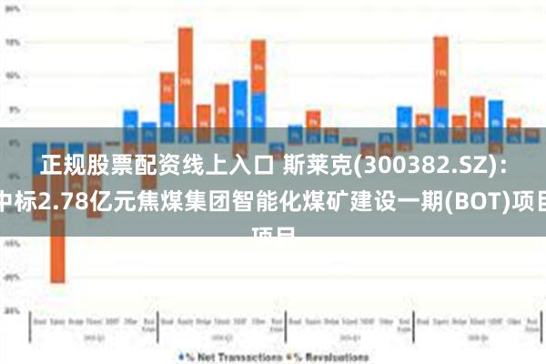 正规股票配资线上入口 斯莱克(300382.SZ)：中标2.78亿元焦煤集团智能化煤矿建设一期(BOT)项目